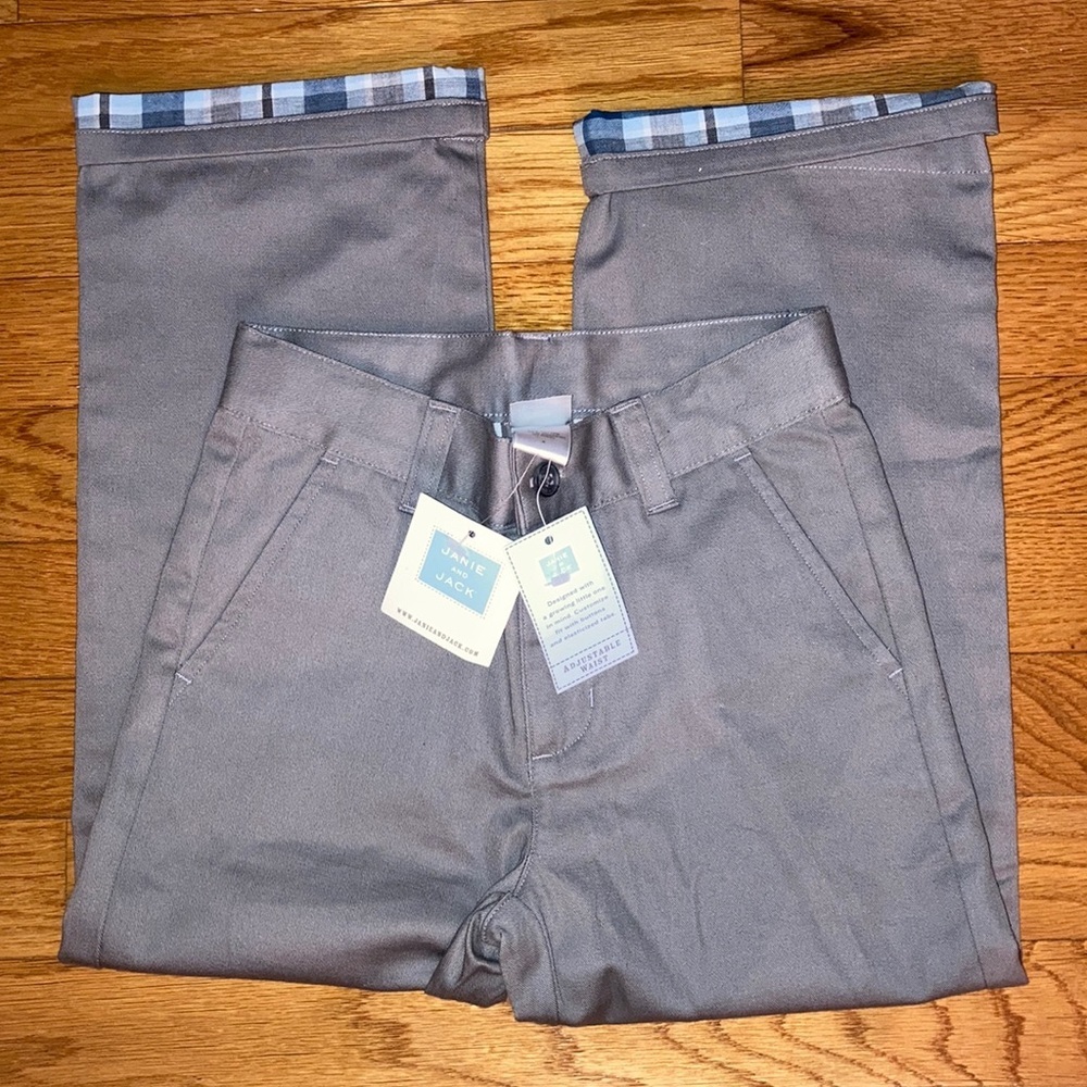 NWT Janie and jack size 4 grey dress pants